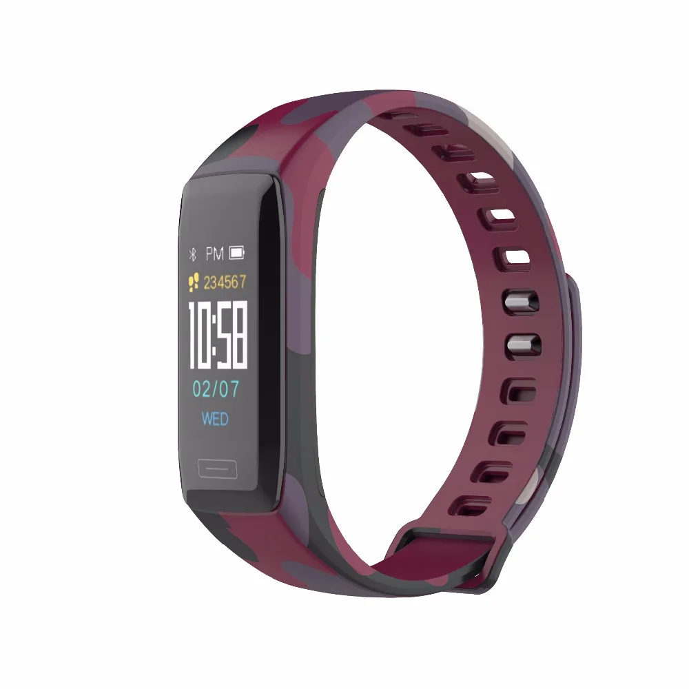 V7 plus Smart Band Fitness Tracker Bracelet Sports Wristband With Heart Rate Blood Pressure Monitor Pedometer pk miband 2 ID115 |