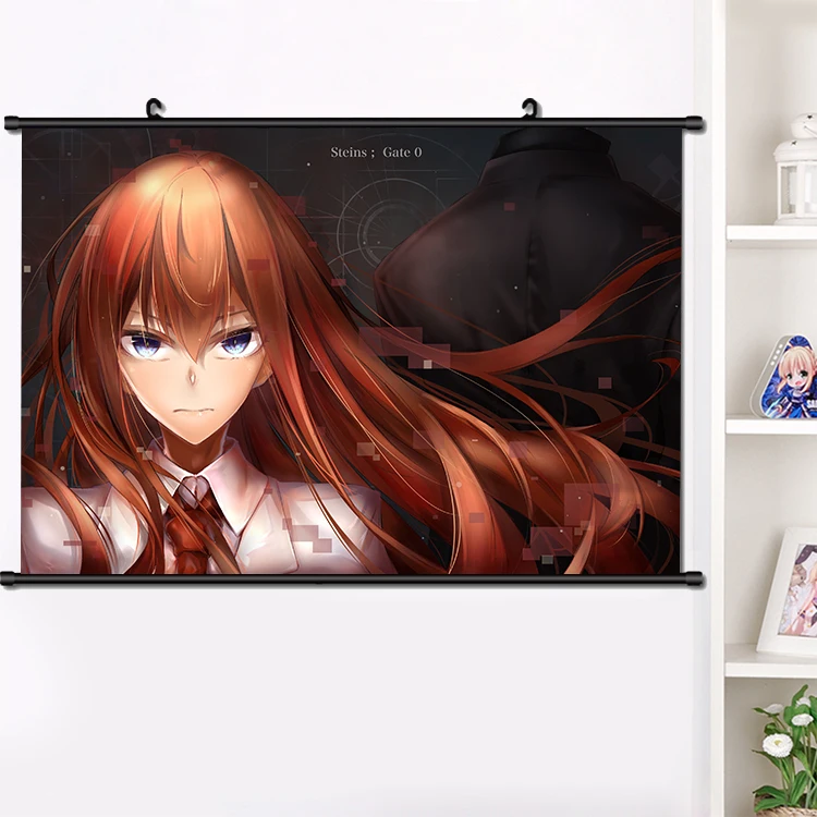

Аниме Steins; Ворота окабе Rintarou Makise Kurisu Настенная роспись плакат на стену подвесной плакат Otaku домашний декор художественные подарки 40*60 см
