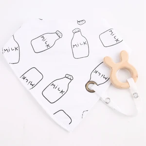 2 шт., детские нагрудники-Бандана с деревянной подвеской