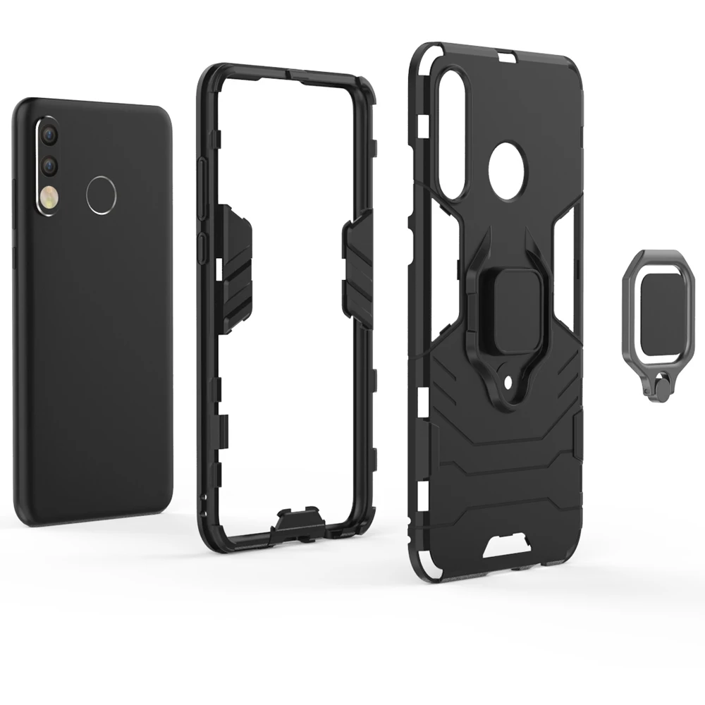 Для huawei P30/P30 Lite/P30 Pro Чехол 2 в 1 магнитное кольцо прочный корпус чехол анти шок