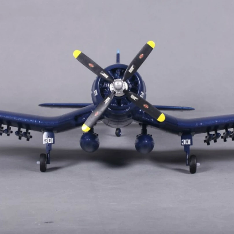 FMS 800 мм Mini Warbird F4U Corsair V2 синий PNP с гироскопом для тренировки реакции