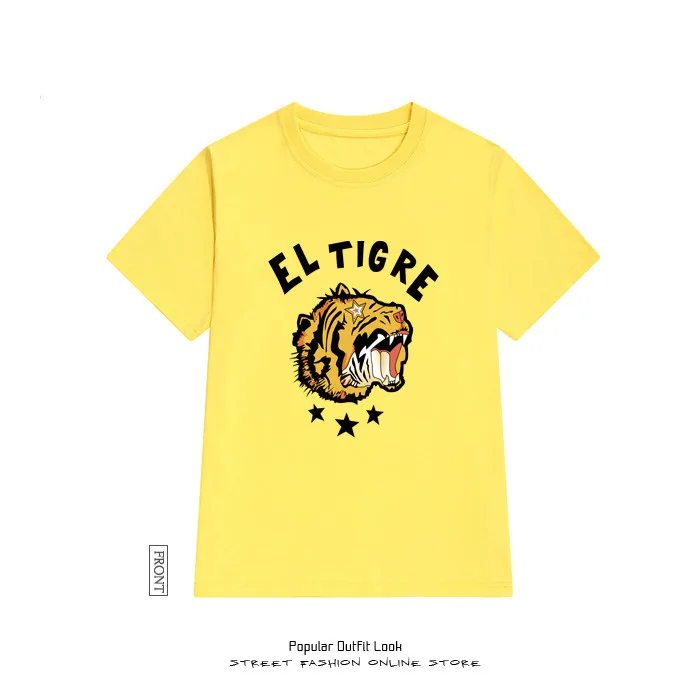 2018 New Fashion Cotton T-shirt Women Animal Tiger Printing T Shirt Tops Casual Tee Femme Woman Clothing | Женская одежда