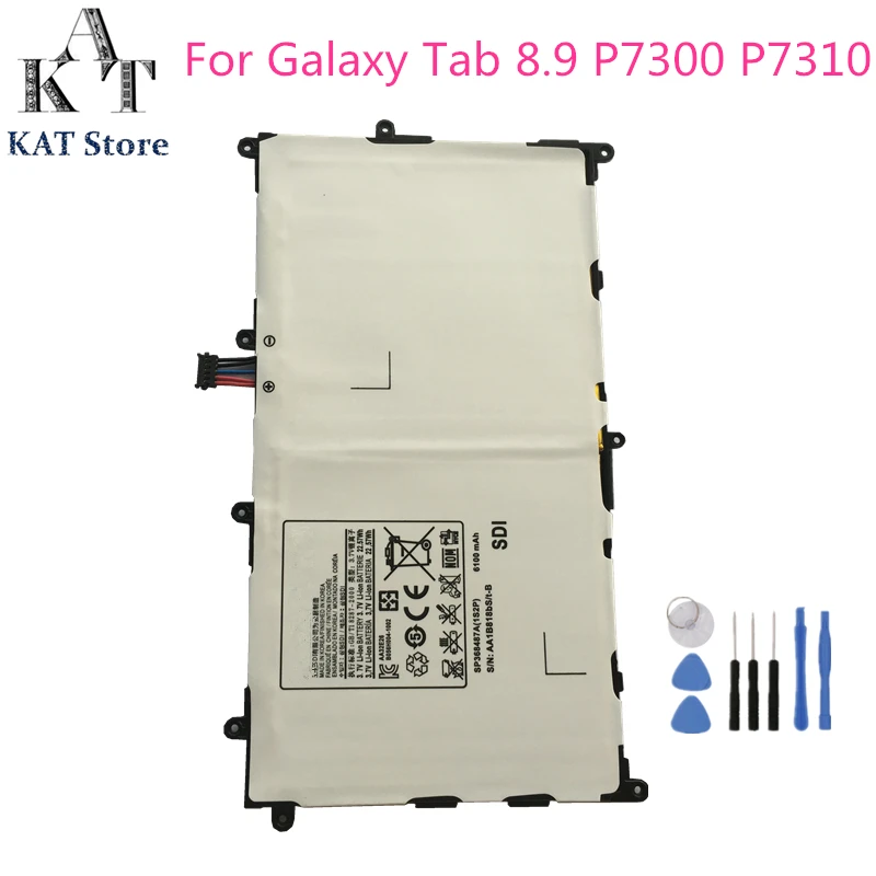 Аккумулятор для планшета Samsung Galaxy Tab 8 9 литий-ионные аккумуляторы 6100 мАч P7310 P7320