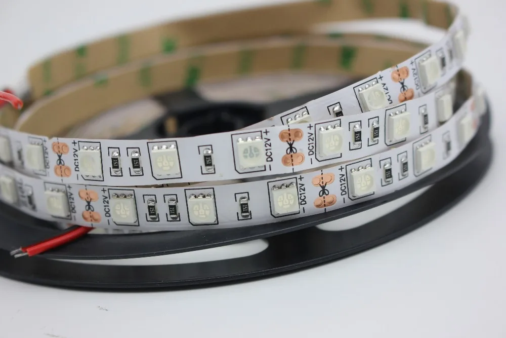 УФ светодиодный полосы светильник 5050 SMD 60 s/m 395 405nm ультрафиолетовым излучением