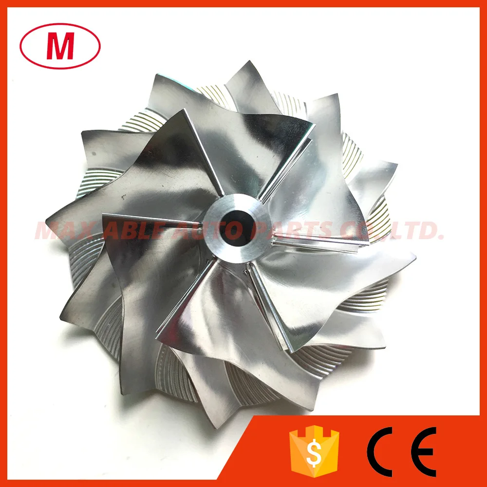 CT26 43 00/67 00 мм 6 + лезвий вперед Turbo рабочее колесо компрессора/Алюминий