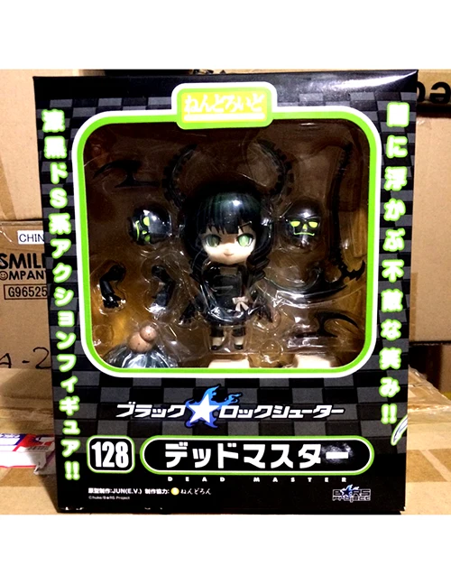 4 ''японское аниме фигурка Nendoroid Blade Мику Black Rock Shooter 128# Dead Master Scythe ПВХ Модель Милая Коллекция игрушек куклы