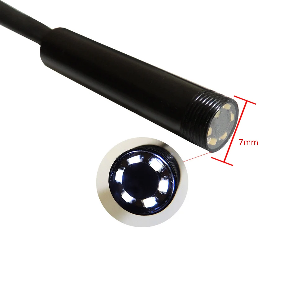 Водонепроницаемый эндоскоп 2 м USB змеиная камера промышленный для ремонта авто