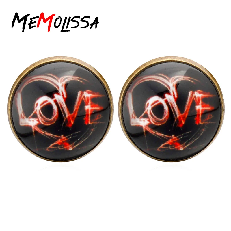 

MeMolissa 3 Pairs 2018 New Arrival Round shape LOVE mens wedding cufflinks fashion metal material Luxury High-grade Men's jewely