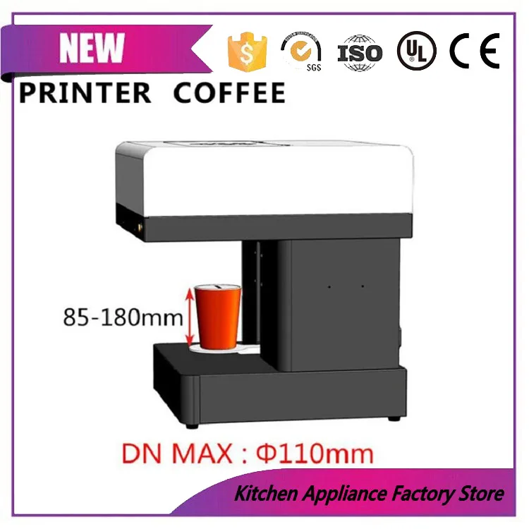 

Free shipping new design automatic diy selfie coffee cake photo printer machine