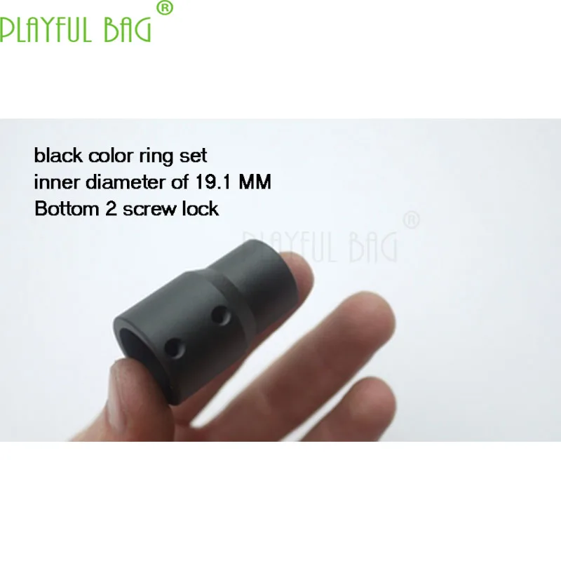 black color ring Для активного отдыха CS Mk12 mOD1 водяной пулемет аксессуары вогнутый и выпуклый обновленный материал трубка M110 декоративная трубка M09 - Цвет: black color ring