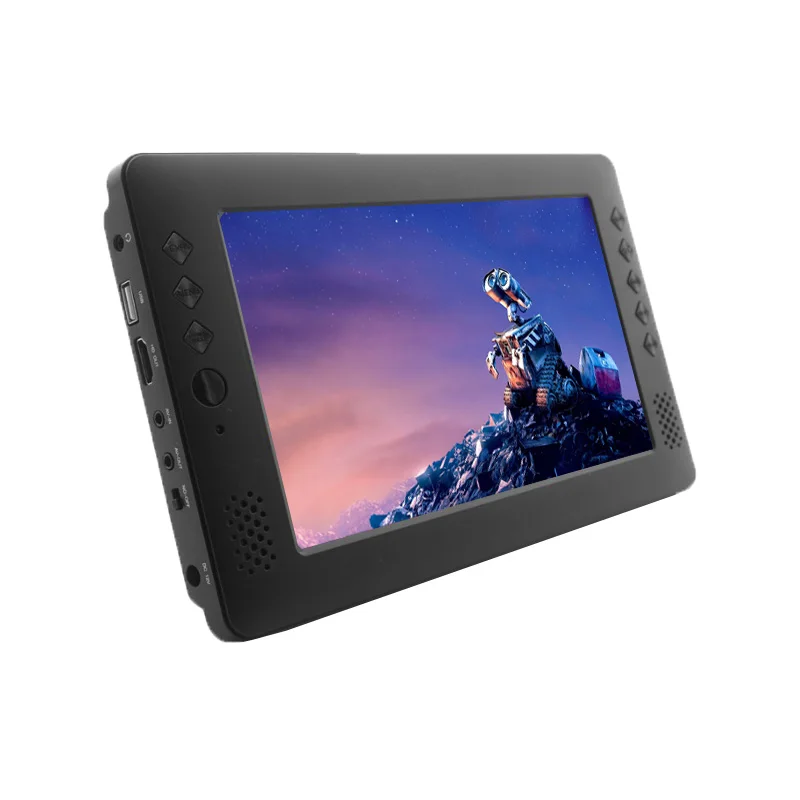 Небольшой портативный 9 дюймов Мини светодиодный телеэкран HD out AV ТВ Поддержка wi fi