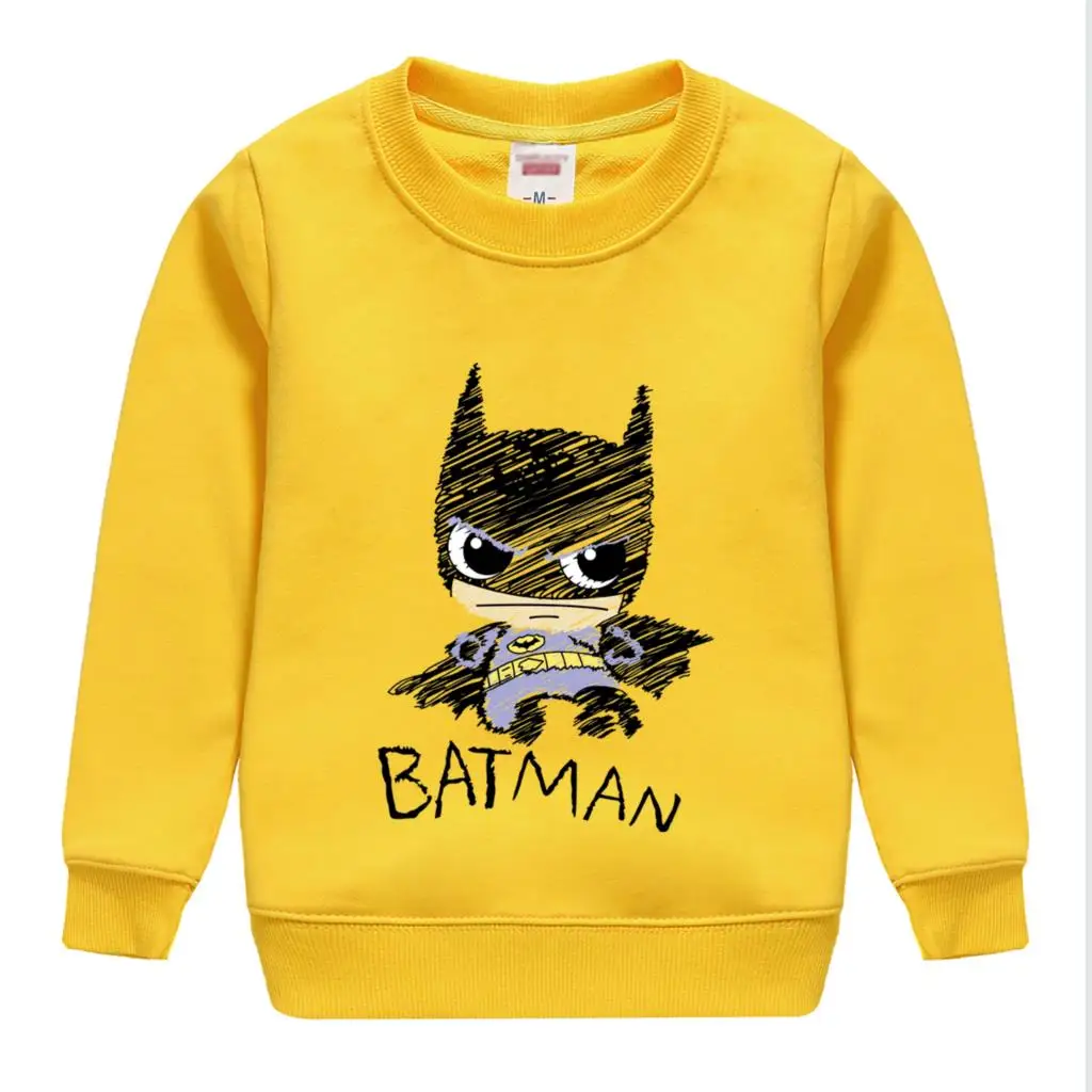 Новый Модный свитшот с длинными рукавами и принтом Бэтмена на осень зиму 2018