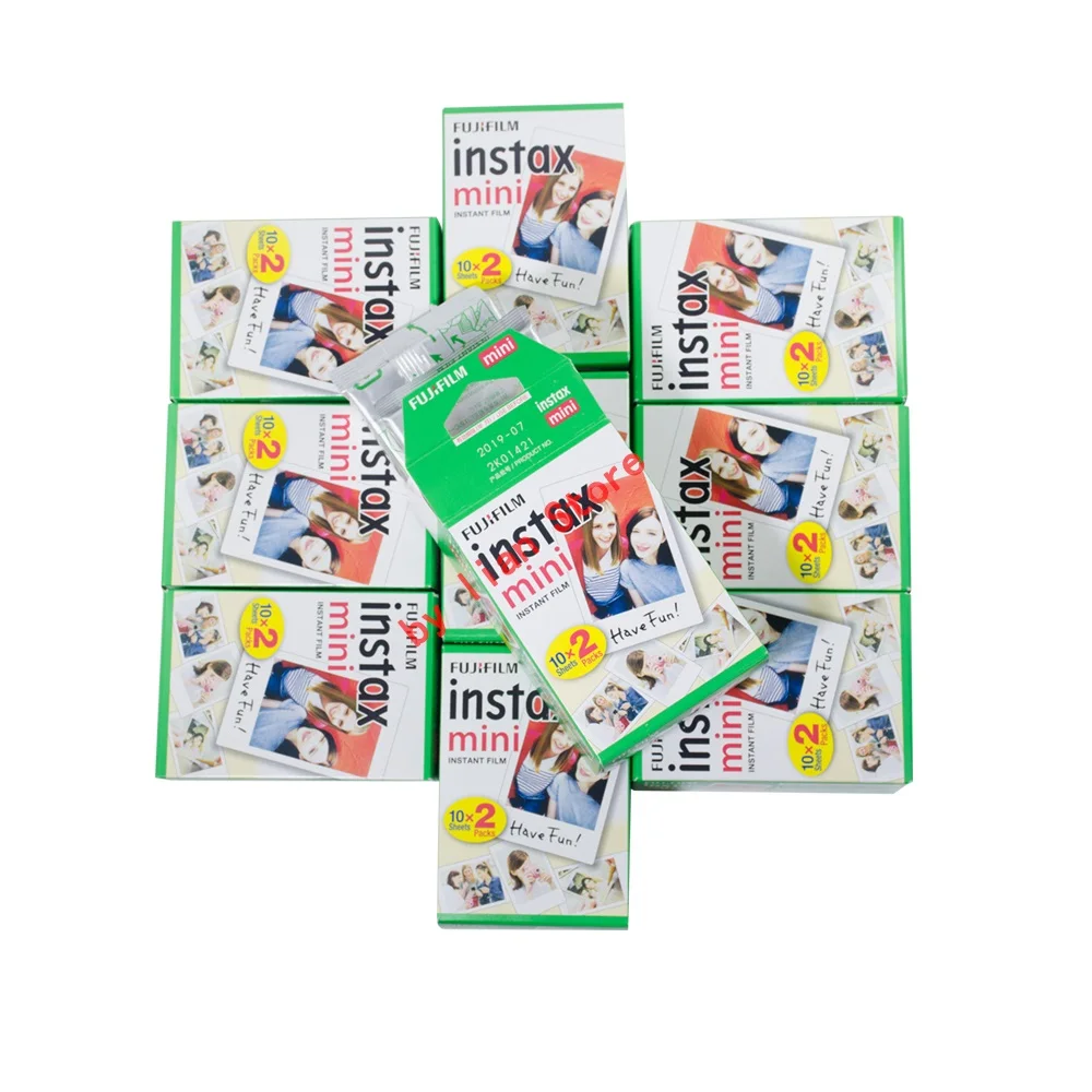 Fujifilm instax mini 9 пленка 200 лист Fuji instsnt фото наклейки для mini 8 7s 25 50s 90 мгновенная бумага для камеры