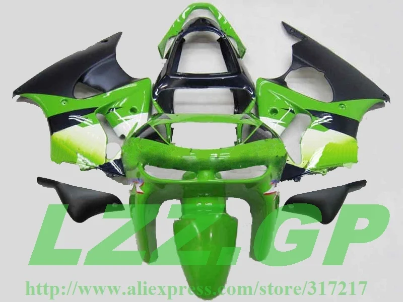 

100%NEW green BLK Fairings for KAWASAKI Ninja ZX-6R ABS ZX 6R 1998-1999 ZX6R 98 99 ZX 6R 1998 1999 Fairing kits #77Y1