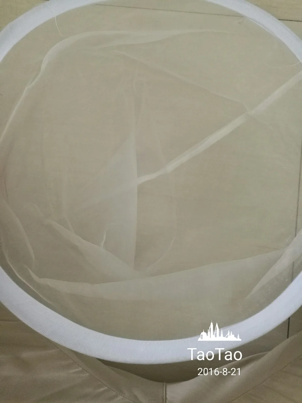 Сетчатый нейлоновый конусный фильтр для меда 1 шт. сетчатый однослойный белый