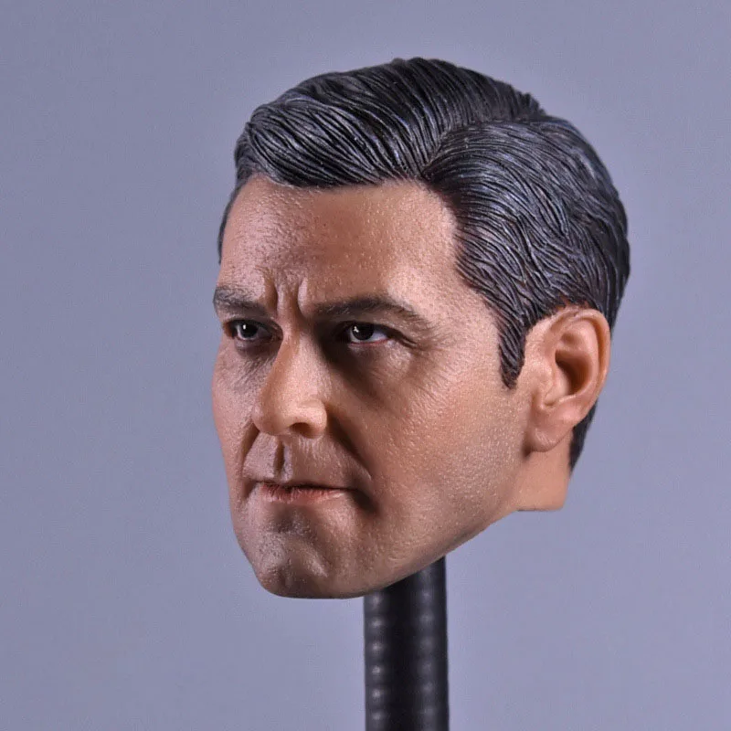 1/6 Scale Smiing George Clooney Argo резьба по головке лепка мужская версия модель короткие волосы головная игра для 12 &quot