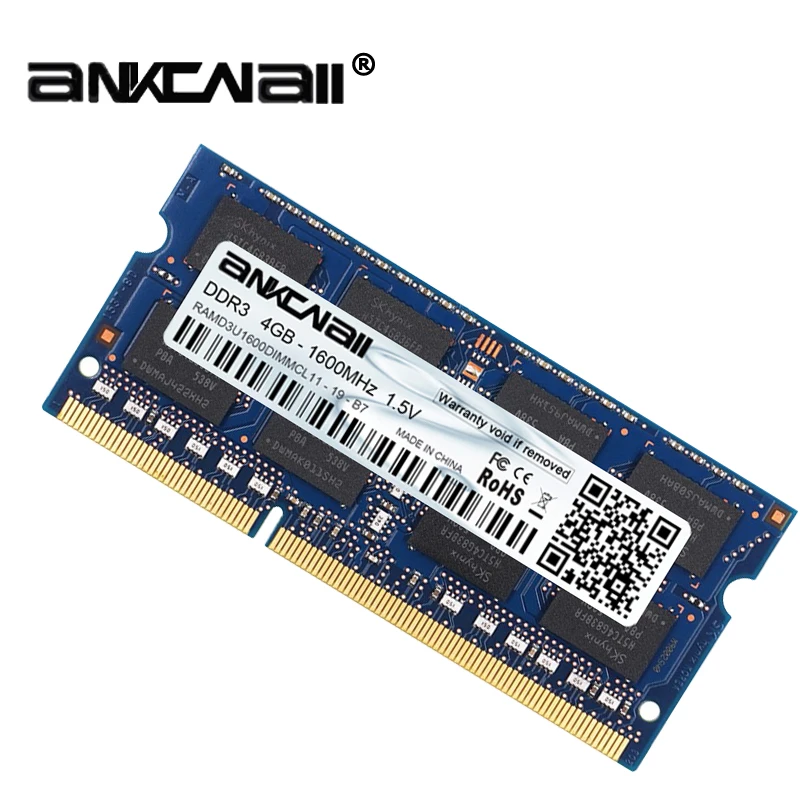 DDR3 ОЗУ 4 Гб (2 шт. x Гб) 1333 МГц 1600 PC3 10600/12800 для Intel ноутбука памяти DIMM 1 5 V