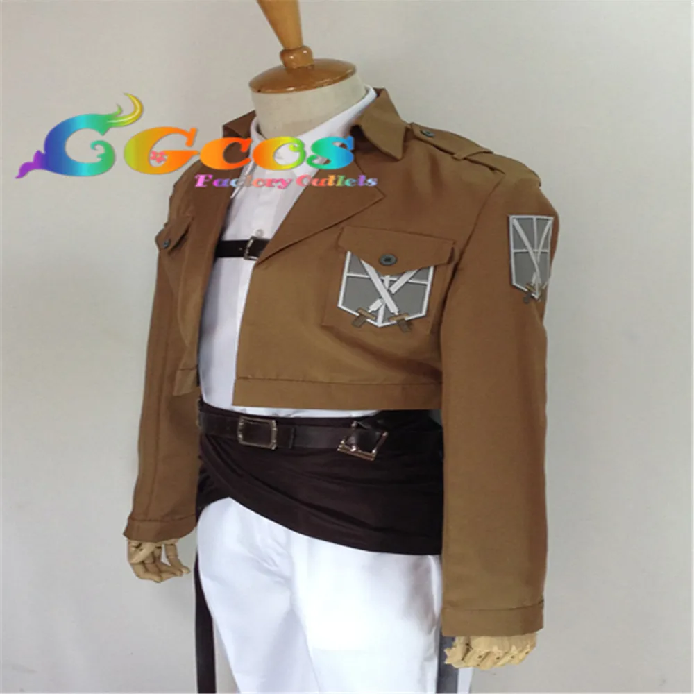 CGCOS Бесплатная доставка Косплей Костюм атака на Титанов Shingeki no Kyojin Криста ренца