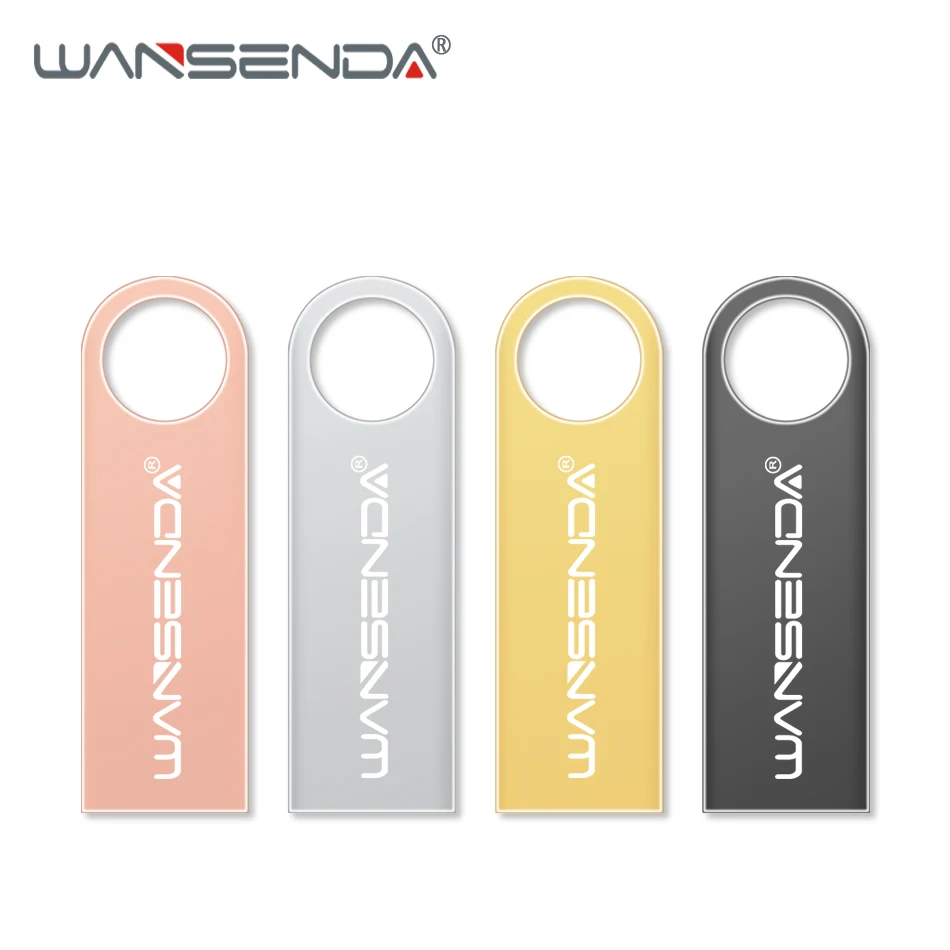 Wansenda металлический Usb флеш-накопитель 4 ГБ 8 16 32 64 | Компьютеры и офис