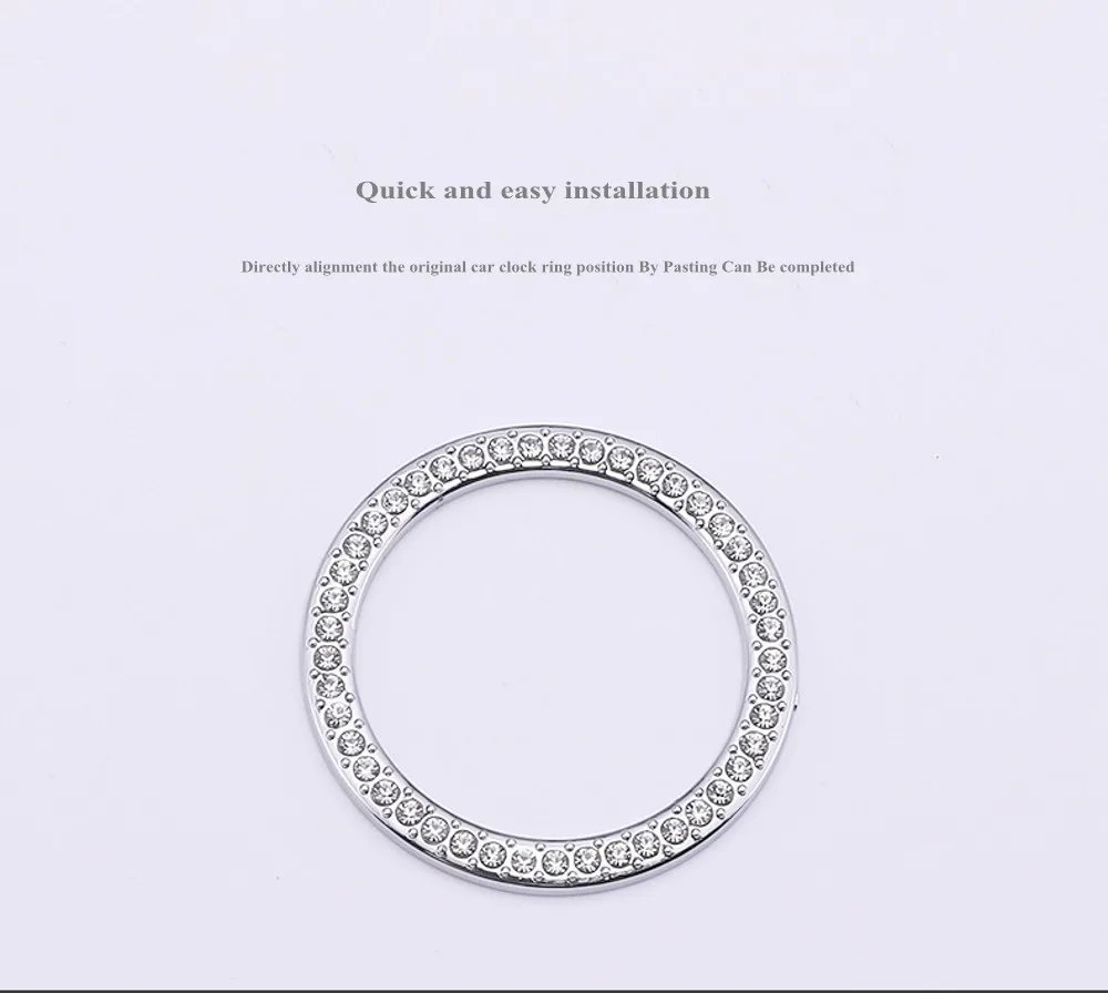 JanDeNing для автомобиля специальные часы рамка кольцо декоративные наклейки с