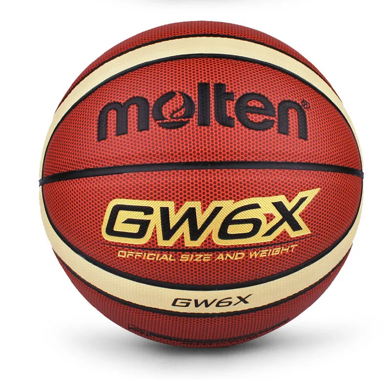 GW6X Брендовые женские баскетбольные мячи GW6/GW6X/GG6X, высокое качество, баскетбольные мячи из искусственной кожи для улицы и помещений, размер 6, баскетбольные мячи с иглой+ сумка - Цвет: GW6X