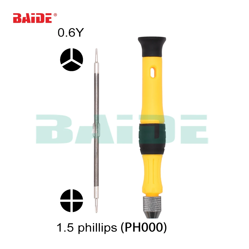 Двойная головка 2 в 1 комбинированная отвертка 5 Phillips PH00 PH000 0.6Y 0 8 Pentalobe винт drver для