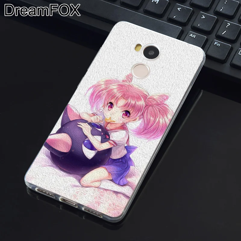 DREAMFOX M185 мультяшный Сейлор Мун Мягкий ТПУ силиконовый чехол для Xiaomi Redmi Note 3 4 4X5 5A 6 7