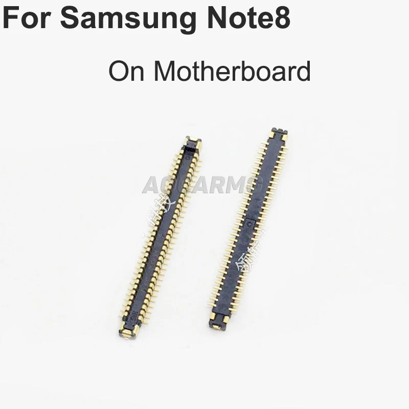 Разъем для ЖК дисплея Aocarmo FPC на материнской плате и гибкий кабель Samsung Galaxy Note8 SM N9500