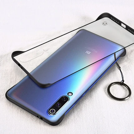 Чехол для Samsung Galaxy A30 A50 A70 жесткий матовый прозрачный тонкий с кольцом защитная