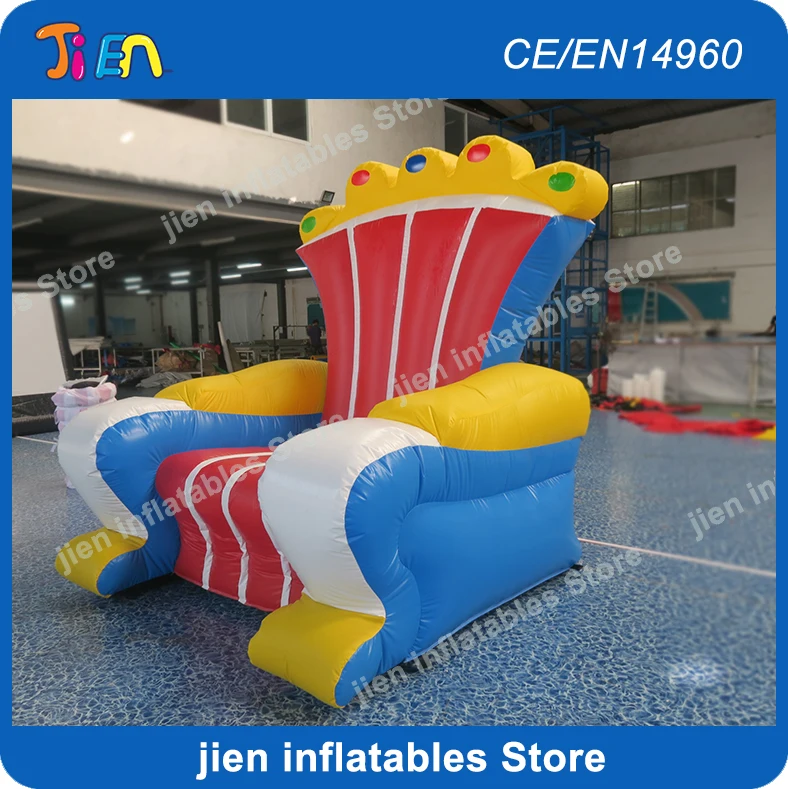 Бесплатная доставка детское Надувное Королевское кресло для вечеринки|inflatable