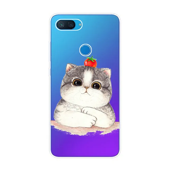 40 Чехол для Xiaomi mi 8 Lite, силиконовый мягкий ТПУ чехол для телефона для Xiaomi mi 8, молодежный чехол для Xio mi 8 Lite, модный mi 8X6,26 - Цвет: 40