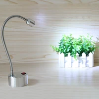 soft pipe 3w led picture light table study book lamp cupboard onoff button powered by batteries store cabinet exhibition