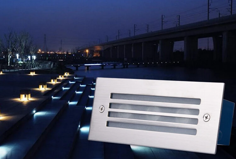 12 шт./лот 3 Вт светодиодный декоративный настенный светильник для лестницы