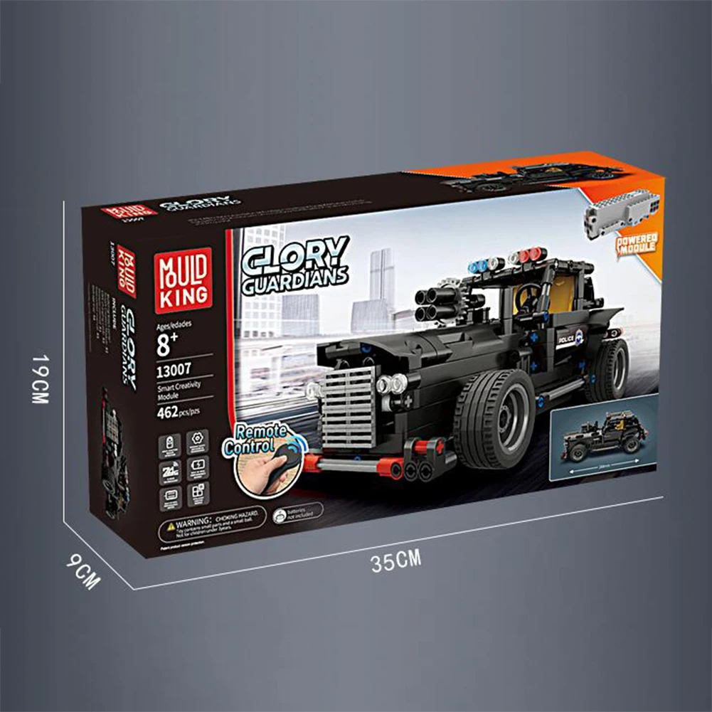 2.4G DIY Electric Command Vehicle Building Block Military Car Model Education Kids Toys Remote Control toys for children | Игрушки и
