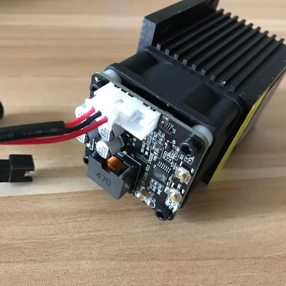 Бесплатная доставка 7 Вт Мощный лазерный гравировальный модуль 450 нм Синяя