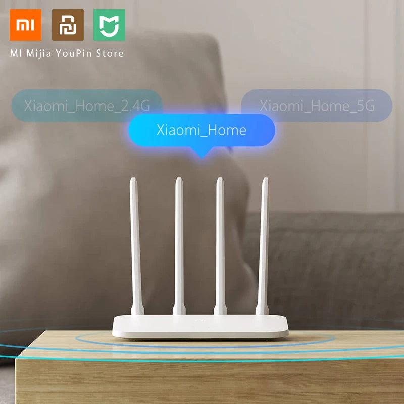 Роутер Xiaomi Mi 4A Gigabit Edition 2 4 ГГц + 5 Wi Fi 16 Мб ПЗУ 128 DDR3 с высоким коэффициентом усиления