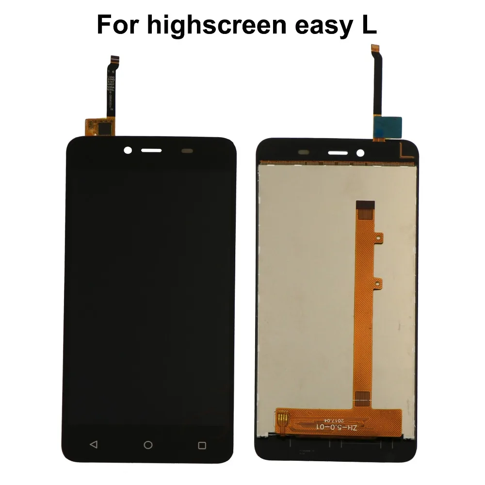 Для highscreen Easy L Полный ЖК-дисплей сенсорный экран Стекло сборка дигитайзер для