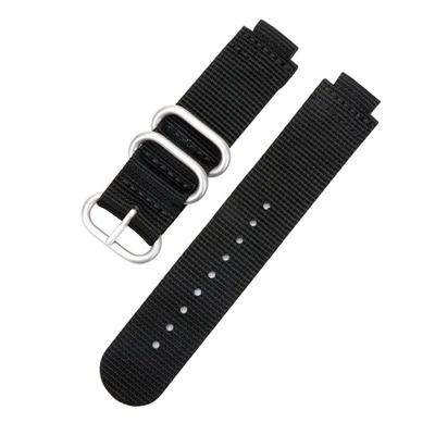 Нейлоновый ремешок для наручных часов Garmin Forerunner 235 220 230/комплект, ремешки на запястье для смарт-аксессуары для Garmin Forerunner 735 620 630 ремешок для наручных часов - Цвет: black