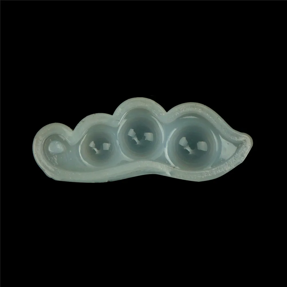 1PCS UV Resin Jewelry Liquid Silicone Mold Pea Pendant Shape Making DIY Craft Handmade White|Инструменты и оборудование