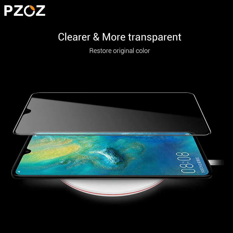 PZOZ для huawei mate 20 Lite Pro X защитная пленка из закаленного стекла для huawei mate 20 Pro X защитная пленка полное покрытие 5D стекло