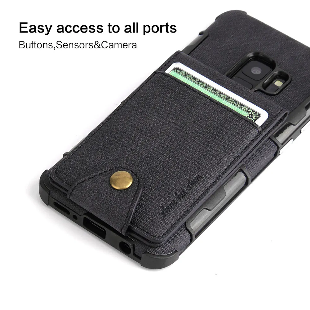 L-FADNUT Vintage Card Pocket Holder Phone Case For Samsung A8 2018 Slim Shockproof Bumper J5 2017 EU Cover Capa | Мобильные телефоны