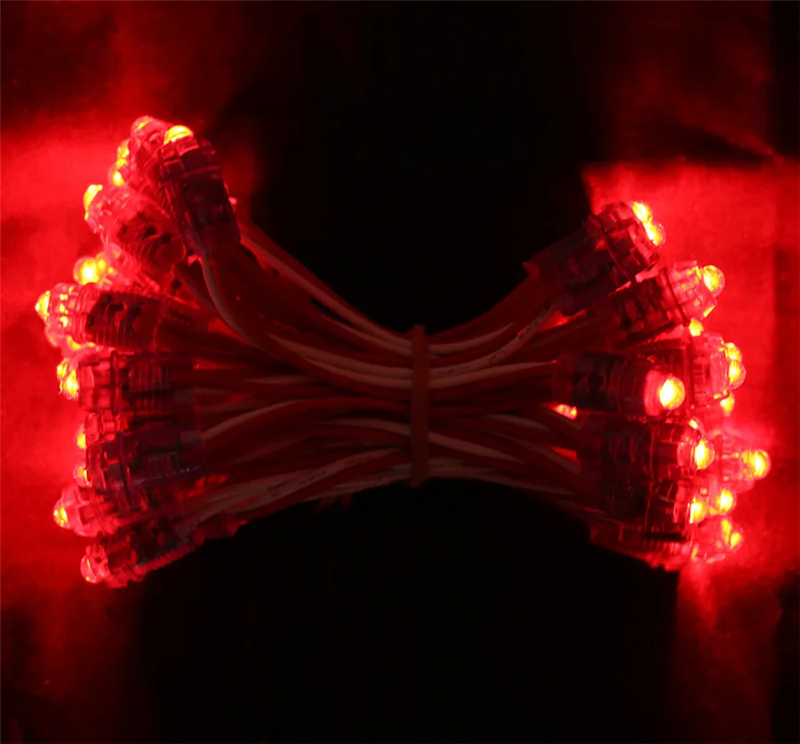200 шт./лот 9 мм Светодиодная Пиксельная модульная Рождественская светодиодная