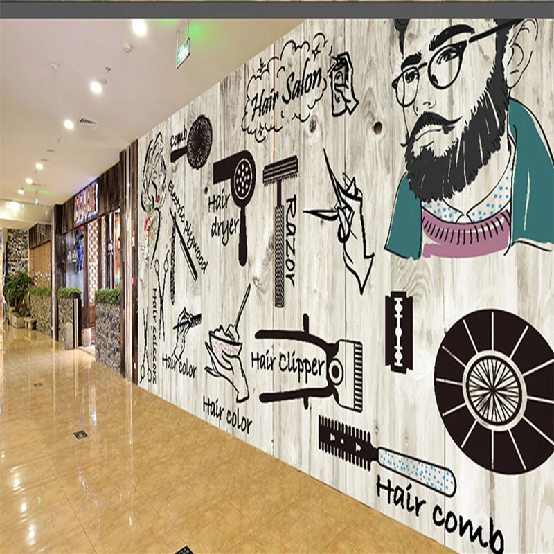 Пользовательские 3D фотообои Модные индивидуальные креативные стильные большие