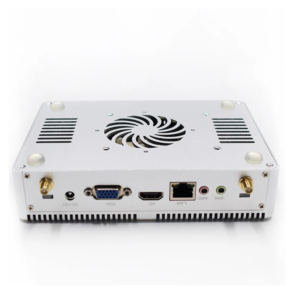 Verkaufen Core I5 7200U I7 5500U HYSTOU Fanless Mini PC Windows 10 HDMI VGA 300M WIFI HTPC Mini-computer Linux I3 7100U 4K TV Box Pc