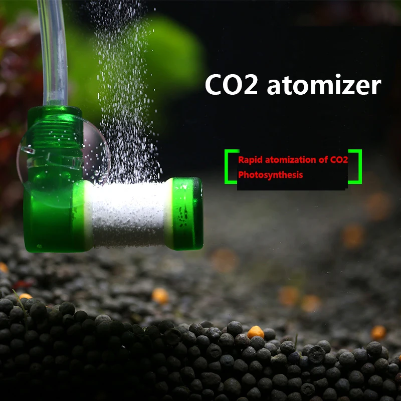 Супер CO2 атомайзер диоксид углерода пузырьковый диффузор для аквариума травы