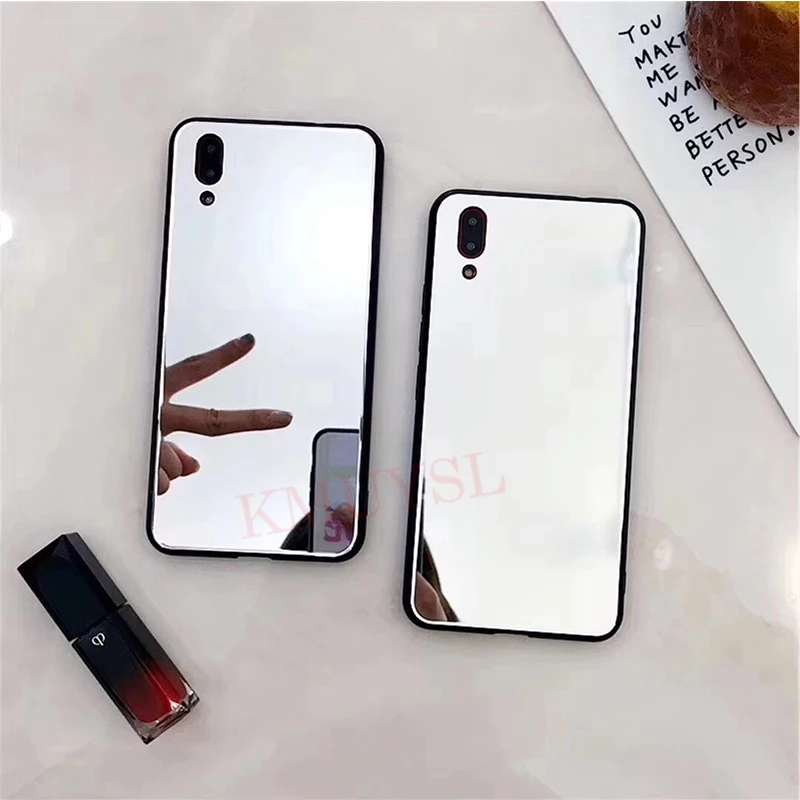 Зеркальный чехол для телефона для samsung Galaxy A50 A70 A30 A7 A5 S8 S9 S10 плюс S10E J4 J6 плюс J8 макияж с акрилловым покрытием Лидер продаж