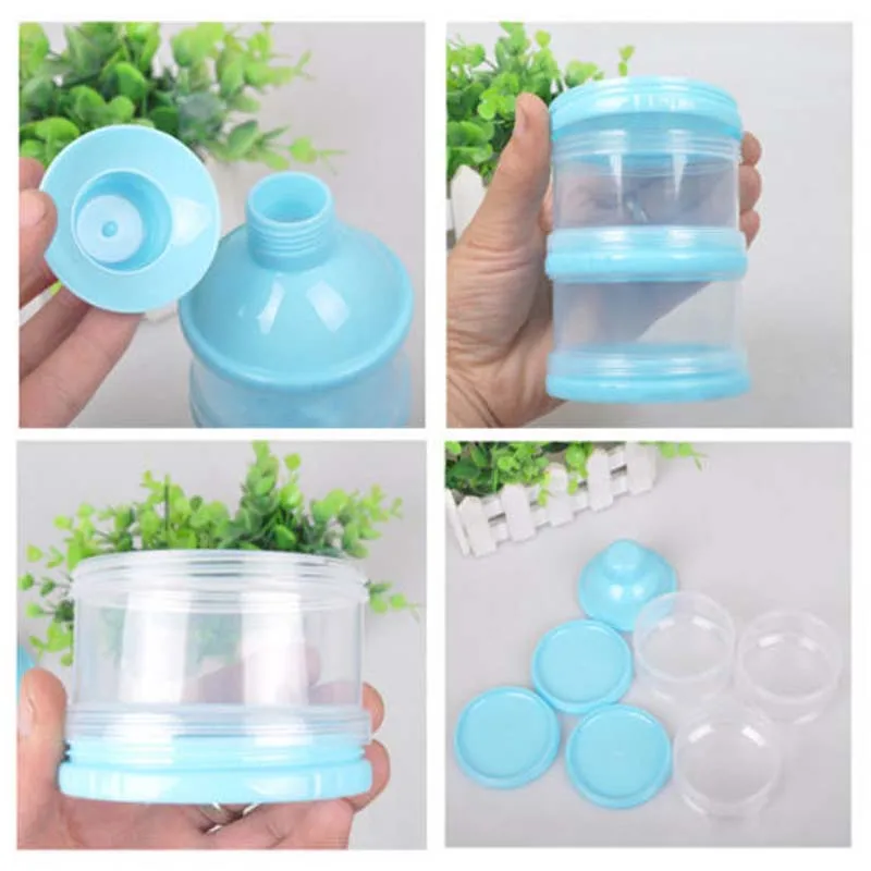 Новый портативный для малышей молоко порошок чаша Еда бутылки контейнера 3