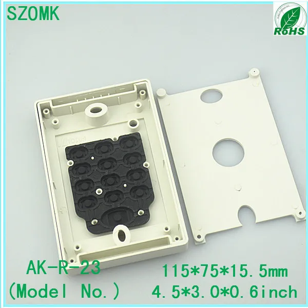 1 шт. пластиковый корпус с keypad115 * 75*15.5mm4. 5*3 0*0 6 дюймов для электроники корпус|enclosure