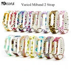 Модные Разноцветные ремешки для Miband 2, силиконовые сменные ремешки для браслета mi band 2, ремешки для xiaomi mi 2