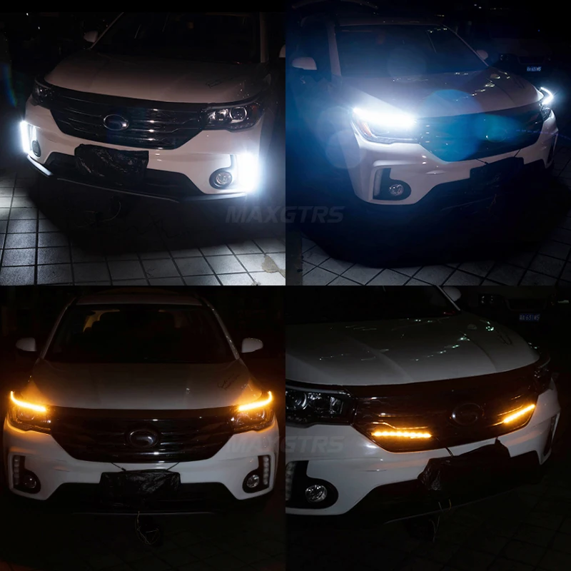 Двухцветная Автомобильная гибкая светодиодная лента Хрустальная гибсветильник